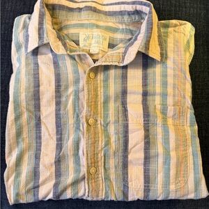 American Eagle Outfitters Men's Multicolor Striped Shirt